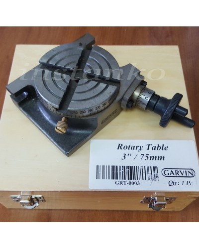 Rotary Table 3"/75mm,GARVIN