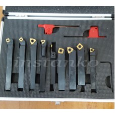 Multi Purpose indexible tool set, 9 pcs, holder 10x10 mm