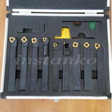 Multi Purpose indexible tool set, 9 pcs, holder 12x12 mm