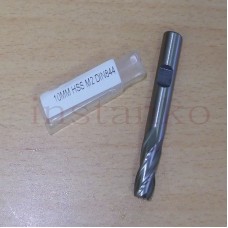 Dia.10,0 mm,metric size four flute single end mill (DIN 844),HSS;