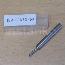 Dia.4,0 mm,metric size four flute single end mill (DIN 844),HSS;