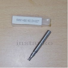 Dia.5,0 mm varsijyrsin, 2 kynä, HSS;DIN327