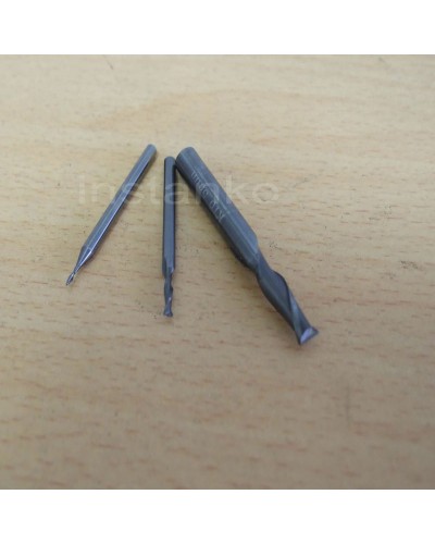 Metric size two flute micrograin solid carbide end mills,DIN 6527,dia.4,0 mm