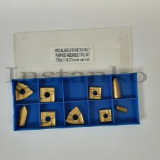 Inserts for 9 pcs of turning sets of 25 mm