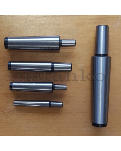 Morse Taper drill chuck arbor with draw bar end, MT2-B10