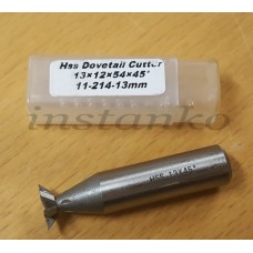 Metric size HSS, dovetail cutter,45 degree,13х12х45