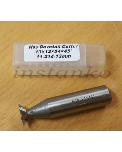 Metric size HSS, dovetail cutter,45 degree,13х12х45