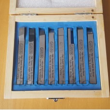 Lathe turning tool set,8 pcs,HSS - 10 mm