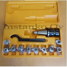 Mill chuck set,ISO30 with collets ER25 М12 (3,0-16,0 mm – 10 pcs) 