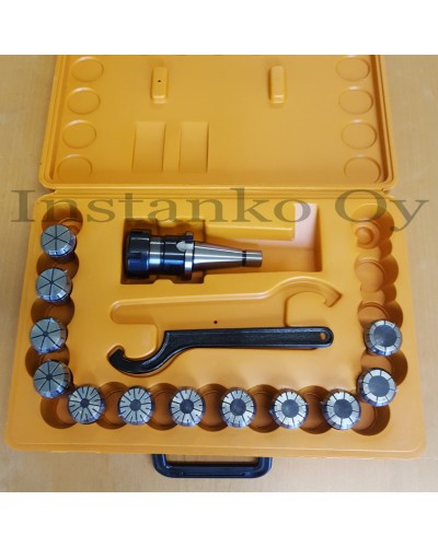 Mill chuck set,ISO40 with collets ER32 М16 (3,0-20,0 mm – 12 pcs) 