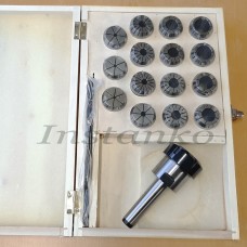 Mill chuck set,MT3 with collets ER40 М12 (3,0-26,0 mm – 15 pcs) 