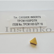 Carbide insert - TPCN 1103 PDTR with coating