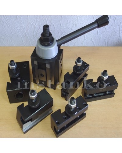 Piston Type tool post & holders set 12"
